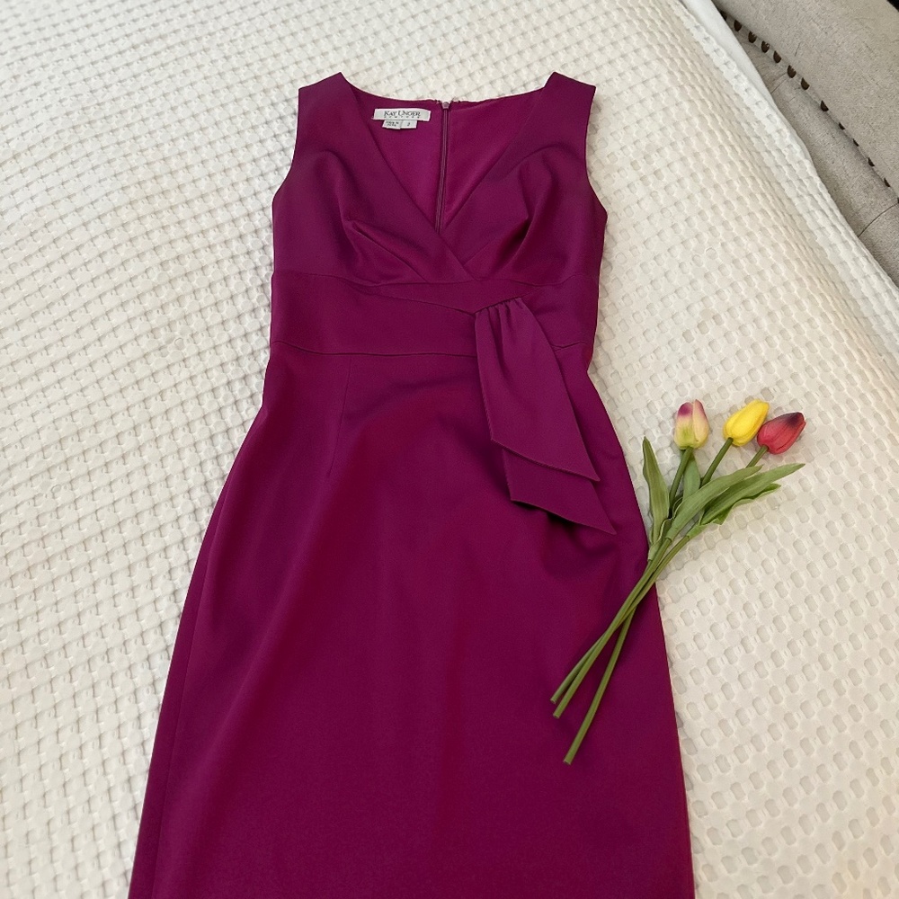 Kay Ungar fuchsia cocktail dress